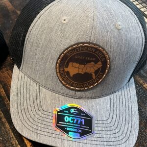 Leather Patch Hats - Southern Area Gray Incident Management